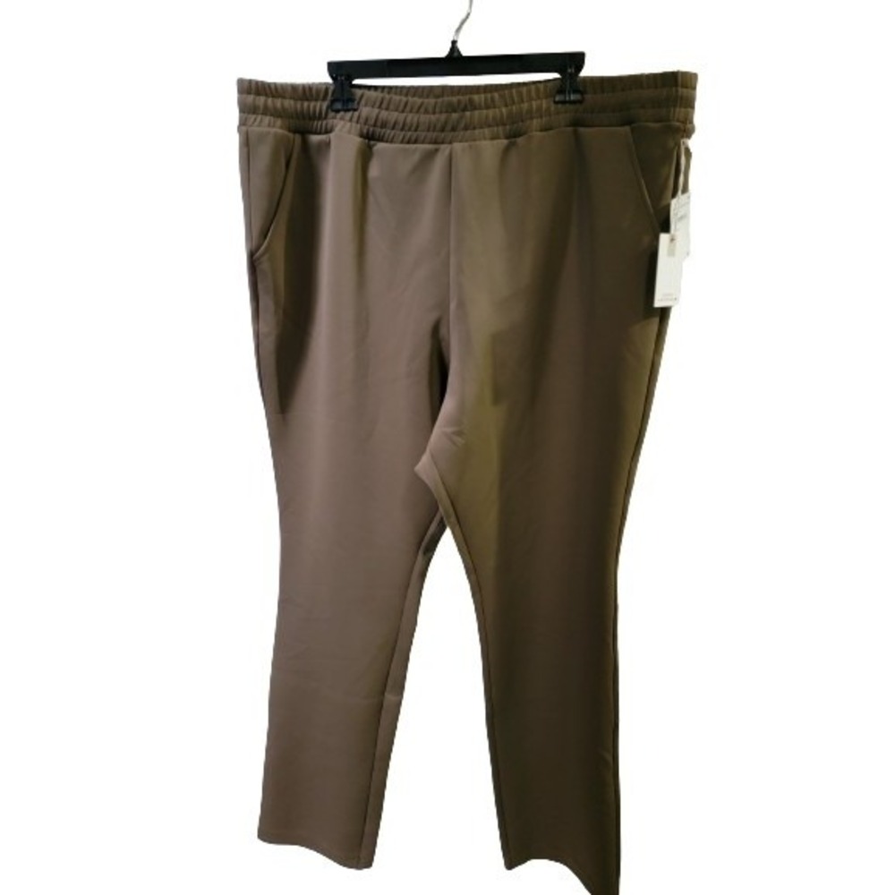 NWT Good American Comfy Work Pants Sweatpants Sz 6 XXL Olive Green 118475